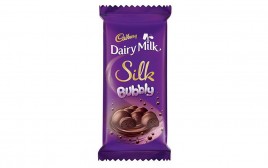 Cadbury Dairy Milk Silk Bubbly   Pack  50 grams